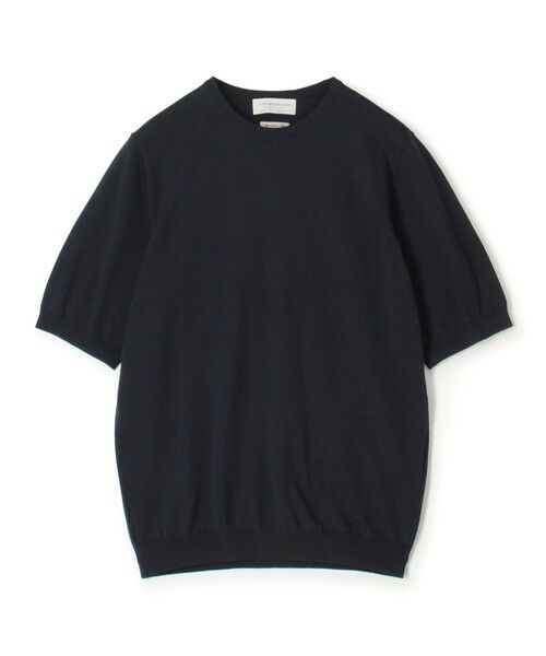 TOMORROWLAND / トゥモローランド ニット・セーター | TOMORROWLAND tricot シルクコットン クルーネックプルオーバーニット SESIA（67 ネイビー）