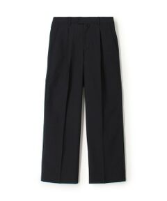 TOMORROWLAND / トゥモローランド スラックス・ドレスパンツ | ポリエステルウールトロピカル 2タックワイドストレートアジャスターパンツ