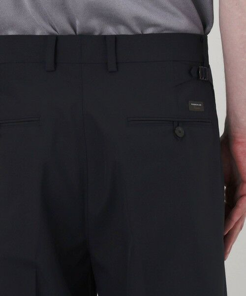 TOMORROWLAND / トゥモローランド スラックス・ドレスパンツ | ポリエステルウールトロピカル 2タックワイドストレートアジャスターパンツ | 詳細7