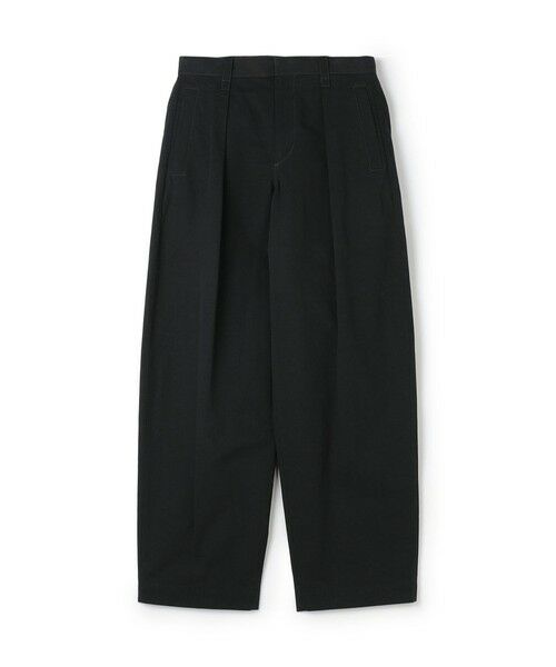 TOMORROWLAND / トゥモローランド その他パンツ | コットンリネンスラブ 1プリーツカーブパンツ(69 ネイビー)