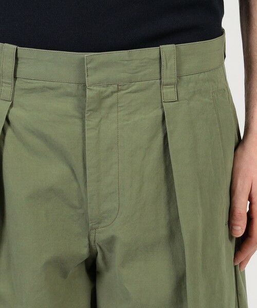 TOMORROWLAND / トゥモローランド その他パンツ | コットンリネンスラブ 1プリーツカーブパンツ | 詳細5