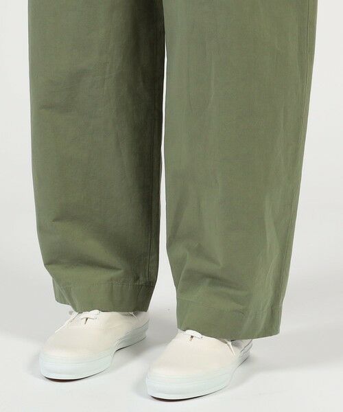 TOMORROWLAND / トゥモローランド その他パンツ | コットンリネンスラブ 1プリーツカーブパンツ | 詳細8