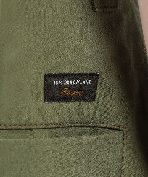 TOMORROWLAND / トゥモローランド その他パンツ | コットンリネンスラブ 1プリーツカーブパンツ | 詳細9