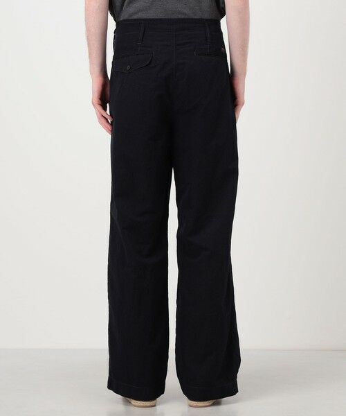 TOMORROWLAND / トゥモローランド チノ・ワークパンツ | コットンリネンキュプラ 1プリーツワイドストレート バレルパンツ | 詳細5