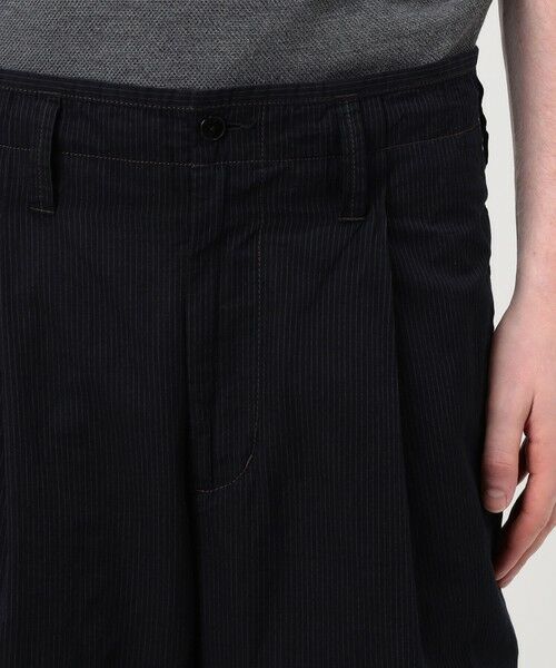 TOMORROWLAND / トゥモローランド チノ・ワークパンツ | コットンリネンキュプラ 1プリーツワイドストレート バレルパンツ | 詳細6