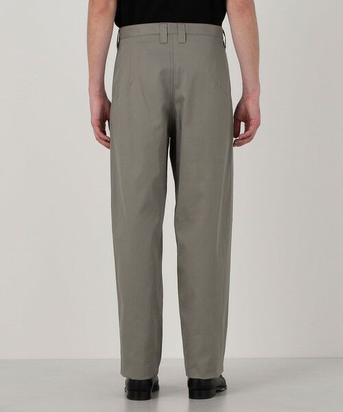 TOMORROWLAND / トゥモローランド チノ・ワークパンツ | 60/2コットンギャバジン 1タックペグトップパンツ | 詳細5