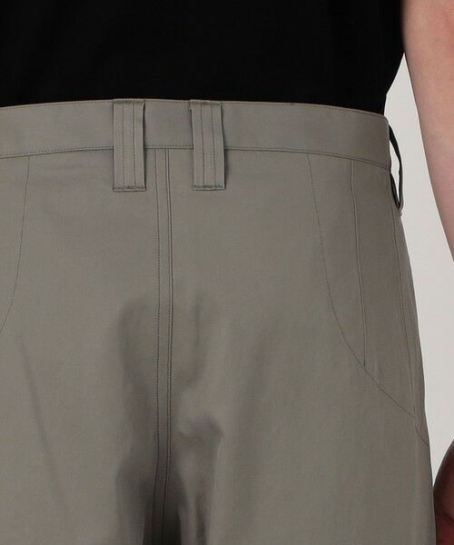 TOMORROWLAND / トゥモローランド チノ・ワークパンツ | 60/2コットンギャバジン 1タックペグトップパンツ | 詳細7