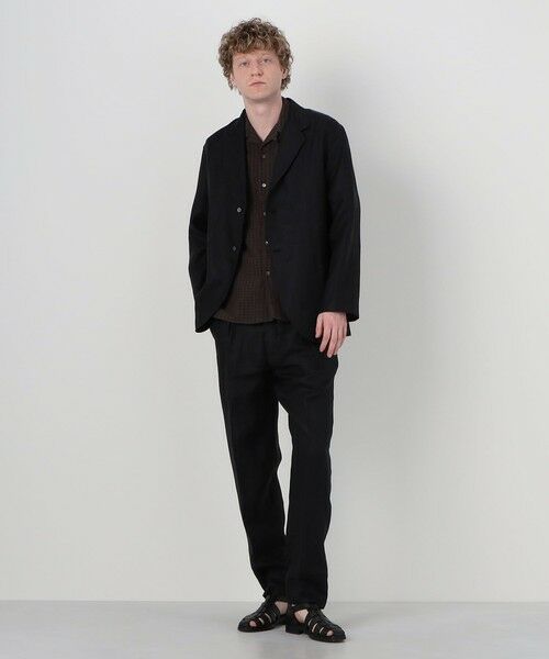 TOMORROWLAND / トゥモローランド スラックス・ドレスパンツ | 【別注】Salbatore Piccolo MARCELLO リネン1プリーツテーパードパンツ | 詳細1