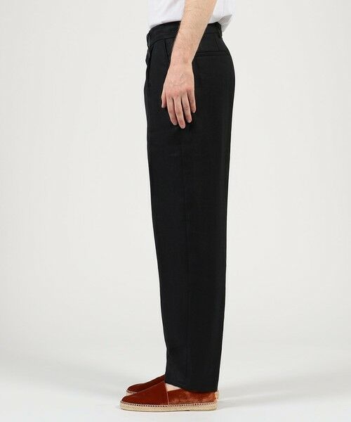 TOMORROWLAND / トゥモローランド スラックス・ドレスパンツ | 【別注】Salbatore Piccolo MARCELLO リネン1プリーツテーパードパンツ | 詳細4