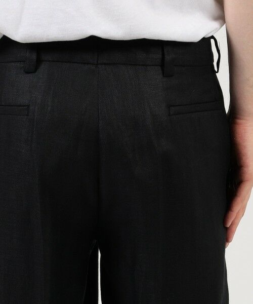 TOMORROWLAND / トゥモローランド スラックス・ドレスパンツ | 【別注】Salbatore Piccolo MARCELLO リネン1プリーツテーパードパンツ | 詳細7