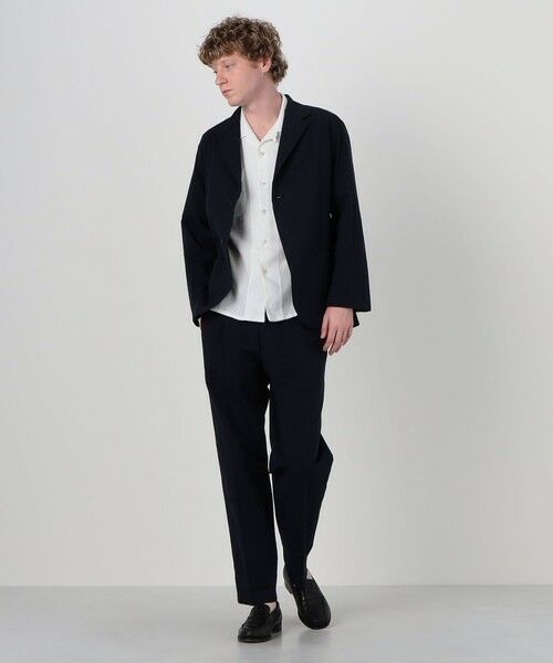 TOMORROWLAND / トゥモローランド スラックス・ドレスパンツ | 【別注】Salbatore Piccolo MARCELLO コットンシアサッカー 1プリーツテーパードパンツ | 詳細1