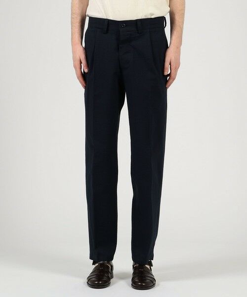 TOMORROWLAND / トゥモローランド スラックス・ドレスパンツ | 【別注】Salbatore Piccolo MARCELLO コットンシアサッカー 1プリーツテーパードパンツ | 詳細3