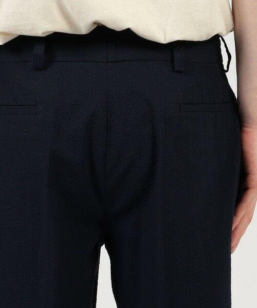 TOMORROWLAND / トゥモローランド スラックス・ドレスパンツ | 【別注】Salbatore Piccolo MARCELLO コットンシアサッカー 1プリーツテーパードパンツ | 詳細7
