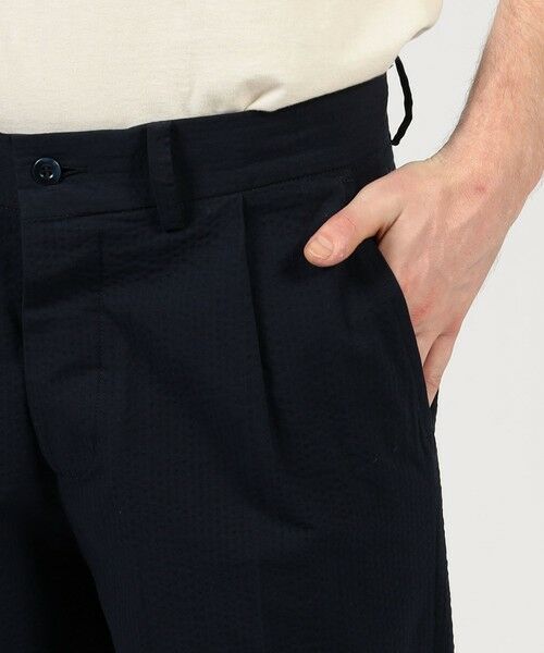 TOMORROWLAND / トゥモローランド スラックス・ドレスパンツ | 【別注】Salbatore Piccolo MARCELLO コットンシアサッカー 1プリーツテーパードパンツ | 詳細8