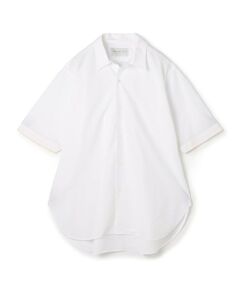 TOMORROWLAND / トゥモローランド シャツ・ブラウス | 120/2コットン オープンカラーハーフスリーブ ロングシャツ