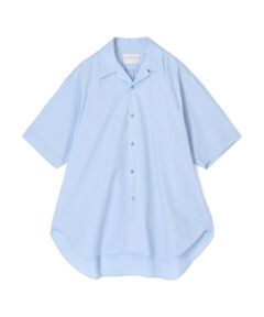 TOMORROWLAND / トゥモローランド シャツ・ブラウス | 120番手高密度コットン オープンカラー半袖ロングシャツ