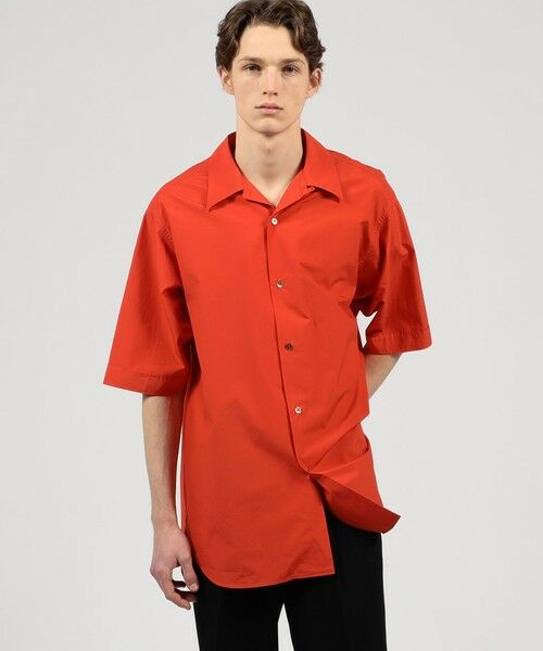 TOMORROWLAND / トゥモローランド シャツ・ブラウス | 120/2コットン オープンカラーハーフスリーブ ロングシャツ | 詳細1