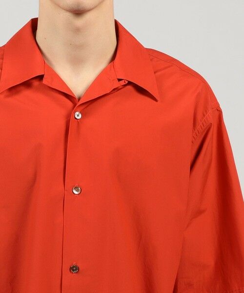 TOMORROWLAND / トゥモローランド シャツ・ブラウス | 120/2コットン オープンカラーハーフスリーブ ロングシャツ | 詳細5