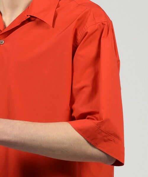 TOMORROWLAND / トゥモローランド シャツ・ブラウス | 120/2コットン オープンカラーハーフスリーブ ロングシャツ | 詳細6