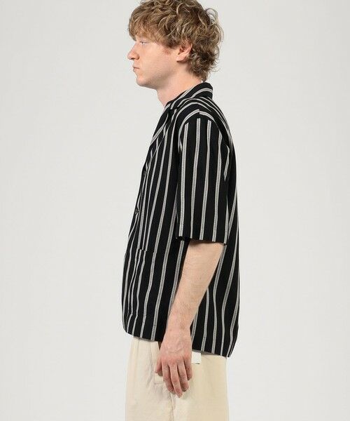 TOMORROWLAND / トゥモローランド シャツ・ブラウス | 【別注】Salbatore Piccolo CUBA コットンストライプ オープンカラー ハーフスリーブシャツ | 詳細3