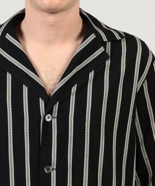 TOMORROWLAND / トゥモローランド シャツ・ブラウス | 【別注】Salbatore Piccolo CUBA コットンストライプ オープンカラー ハーフスリーブシャツ | 詳細5