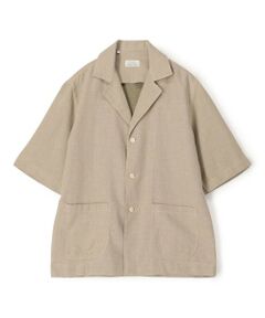 TOMORROWLAND / トゥモローランド シャツ・ブラウス | 【別注】Salbatore Piccolo CUBA コットンメッシュ オープンカラー ハーフスリーブシャツ