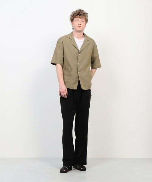 TOMORROWLAND / トゥモローランド シャツ・ブラウス | 【別注】Salbatore Piccolo CUBA コットンメッシュ オープンカラー ハーフスリーブシャツ | 詳細1