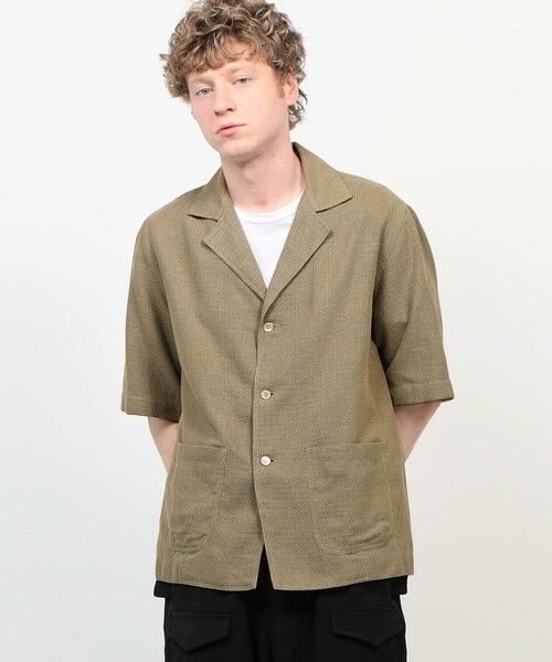 TOMORROWLAND / トゥモローランド シャツ・ブラウス | 【別注】Salbatore Piccolo CUBA コットンメッシュ オープンカラー ハーフスリーブシャツ | 詳細2