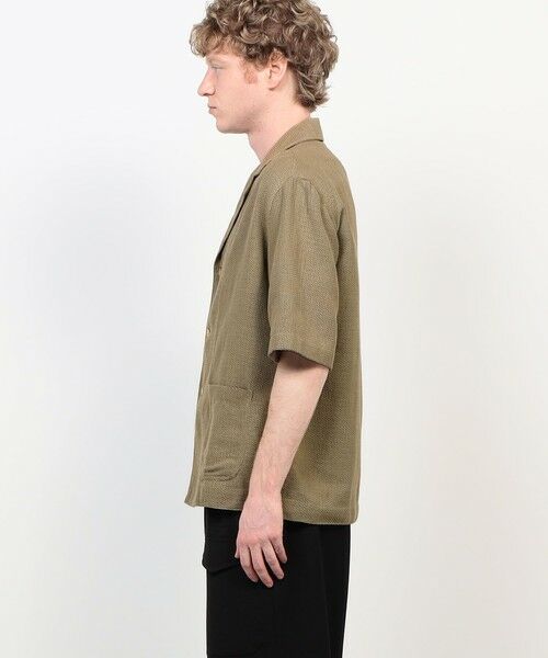 TOMORROWLAND / トゥモローランド シャツ・ブラウス | 【別注】Salbatore Piccolo CUBA コットンメッシュ オープンカラー ハーフスリーブシャツ | 詳細4