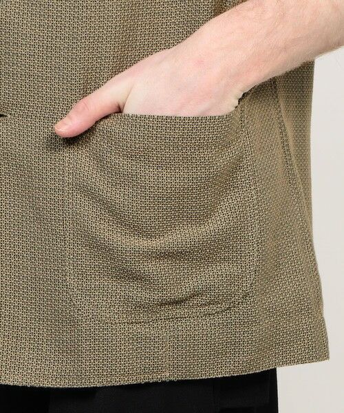 TOMORROWLAND / トゥモローランド シャツ・ブラウス | 【別注】Salbatore Piccolo CUBA コットンメッシュ オープンカラー ハーフスリーブシャツ | 詳細8