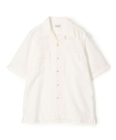 TOMORROWLAND / トゥモローランド シャツ・ブラウス | 【別注】Salbatore Piccolo BRYAN コットンメッシュ ダブルポケットオープンカラー ハーフスリーブシャツ