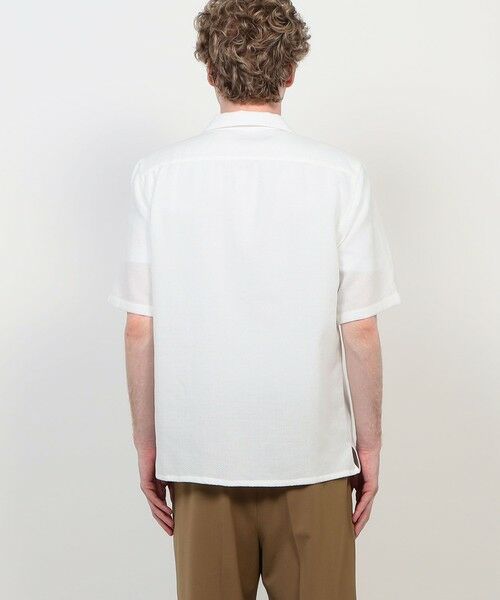 TOMORROWLAND / トゥモローランド シャツ・ブラウス | 【別注】Salbatore Piccolo BRYAN コットンメッシュ ダブルポケットオープンカラー ハーフスリーブシャツ | 詳細5
