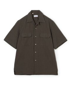 TOMORROWLAND / トゥモローランド シャツ・ブラウス | 【別注】Salbatore Piccolo BRYAN コットンドビー オープンカラー ハーフスリーブシャツ
