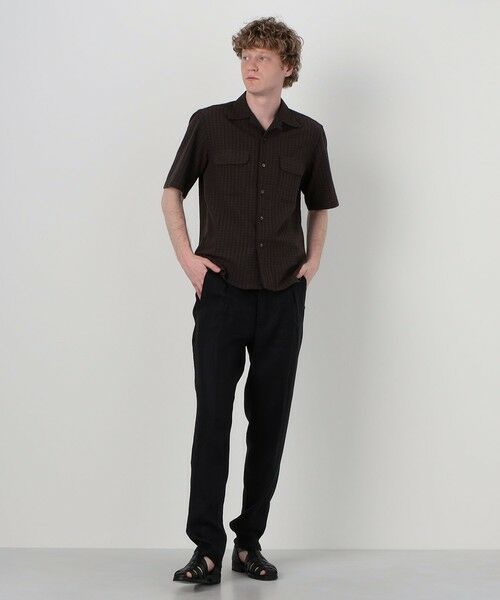 TOMORROWLAND / トゥモローランド シャツ・ブラウス | 【別注】Salbatore Piccolo BRYAN コットンドビー オープンカラー ハーフスリーブシャツ | 詳細1