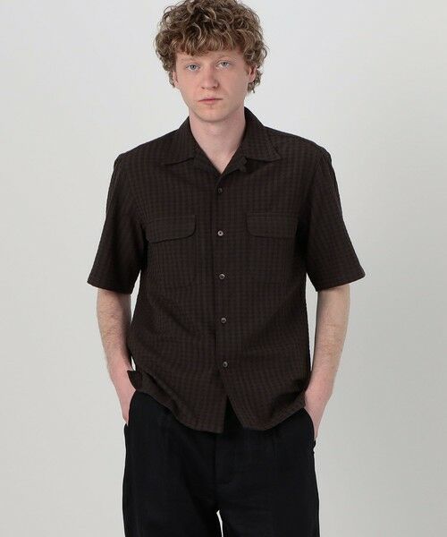 TOMORROWLAND / トゥモローランド シャツ・ブラウス | 【別注】Salbatore Piccolo BRYAN コットンドビー オープンカラー ハーフスリーブシャツ | 詳細2
