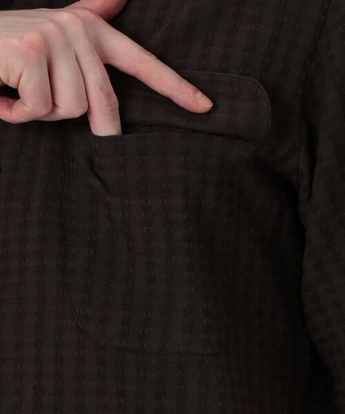 TOMORROWLAND / トゥモローランド シャツ・ブラウス | 【別注】Salbatore Piccolo BRYAN コットンドビー オープンカラー ハーフスリーブシャツ | 詳細7