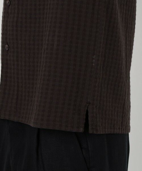 TOMORROWLAND / トゥモローランド シャツ・ブラウス | 【別注】Salbatore Piccolo BRYAN コットンドビー オープンカラー ハーフスリーブシャツ | 詳細9