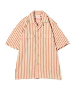 TOMORROWLAND / トゥモローランド シャツ・ブラウス | 【別注】Salbatore Piccolo BRYAN コットンレーヨンストライプ オープンカラー ハーフスリーブシャツ