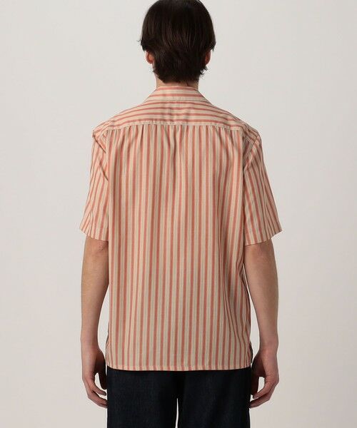 TOMORROWLAND / トゥモローランド シャツ・ブラウス | 【別注】Salbatore Piccolo BRYAN コットンレーヨンストライプ オープンカラー ハーフスリーブシャツ | 詳細5