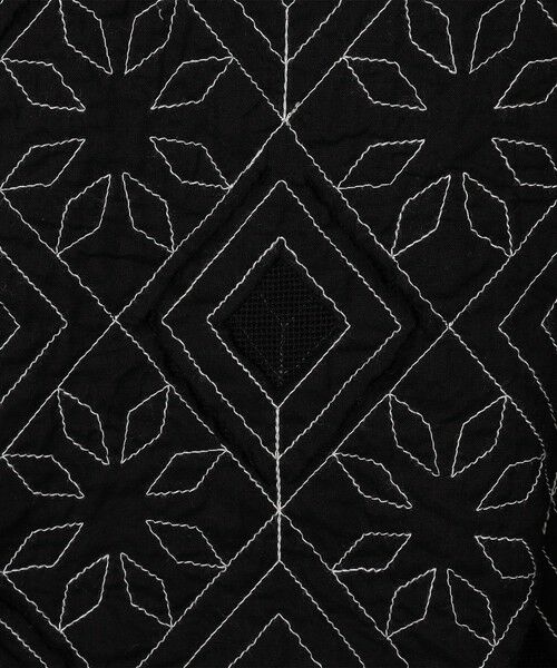 TOMORROWLAND / トゥモローランド シャツ・ブラウス | コットンローン刺繍ステッチ オープンカラーハーフスリーブシャツ | 詳細11