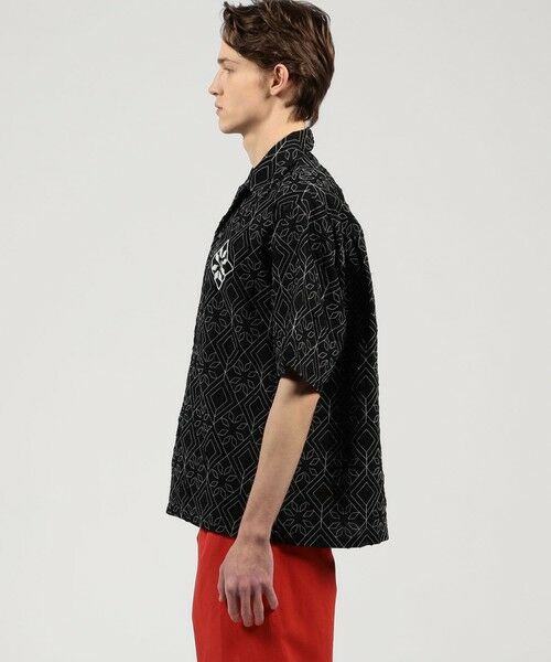 TOMORROWLAND / トゥモローランド シャツ・ブラウス | コットンローン刺繍ステッチ オープンカラーハーフスリーブシャツ | 詳細3