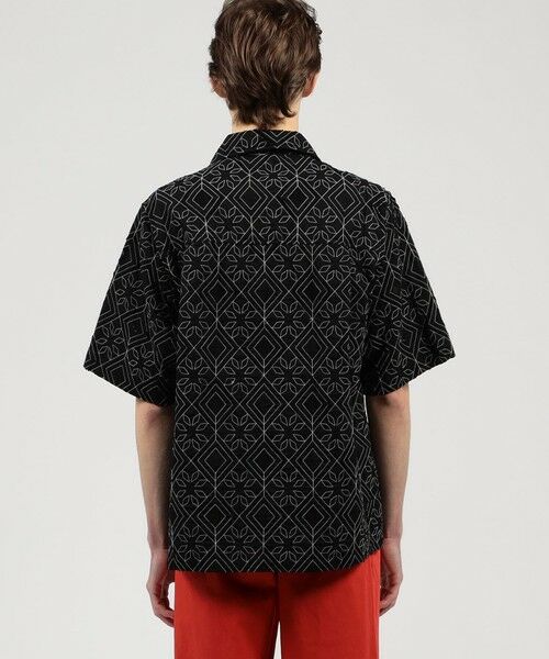 TOMORROWLAND / トゥモローランド シャツ・ブラウス | コットンローン刺繍ステッチ オープンカラーハーフスリーブシャツ | 詳細4