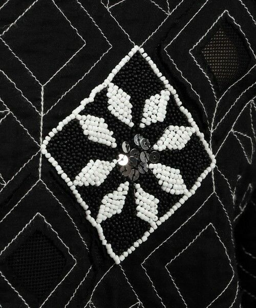 TOMORROWLAND / トゥモローランド シャツ・ブラウス | コットンローン刺繍ステッチ オープンカラーハーフスリーブシャツ | 詳細8