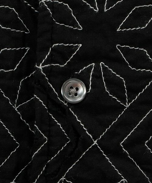 TOMORROWLAND / トゥモローランド シャツ・ブラウス | コットンローン刺繍ステッチ オープンカラーハーフスリーブシャツ | 詳細9