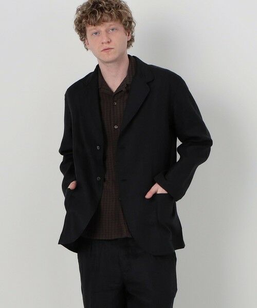 TOMORROWLAND / トゥモローランド テーラードジャケット | 【別注】Salbatore Piccolo GIACCA CHIAIA リネン シングルブレステッド 2Bジャケット | 詳細2