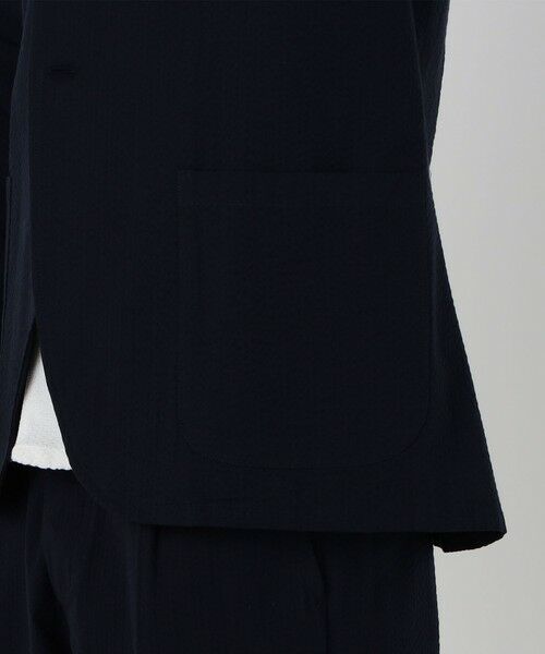 TOMORROWLAND / トゥモローランド テーラードジャケット | 【別注】Salbatore Piccolo GIACCA CHIAIA コットンシアサッカー シングルブレステッド 2Bジャケット | 詳細10