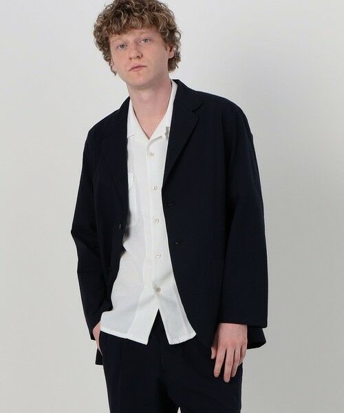 TOMORROWLAND / トゥモローランド テーラードジャケット | 【別注】Salbatore Piccolo GIACCA CHIAIA コットンシアサッカー シングルブレステッド 2Bジャケット | 詳細2