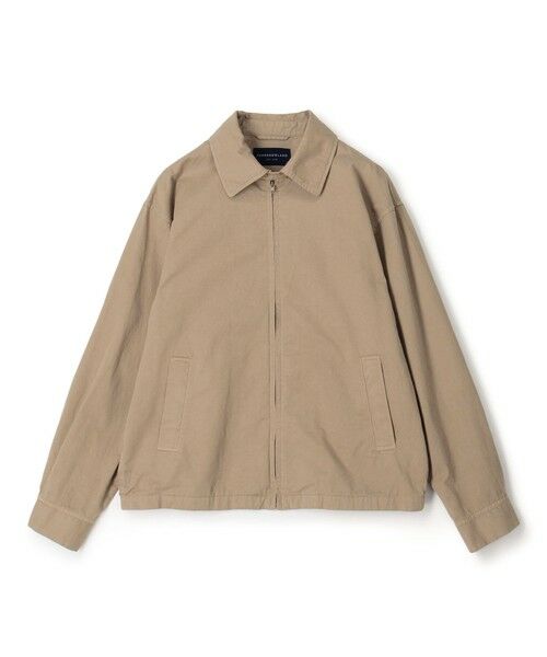 TOMORROWLAND / トゥモローランド ブルゾン | コットンツイル ジップアップブルゾン SONDRIO(45 ベージュ)