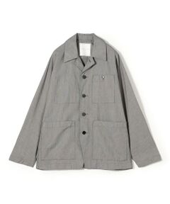 TOMORROWLAND / トゥモローランド ブルゾン | コットンリネンキュプラ ドルマンスリーブ カバーオールジャケット