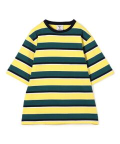 TOMORROWLAND / トゥモローランド カットソー | 【別注】BARBARIAN コットンボーダー ハーフスリーブ クルーネックカットソー